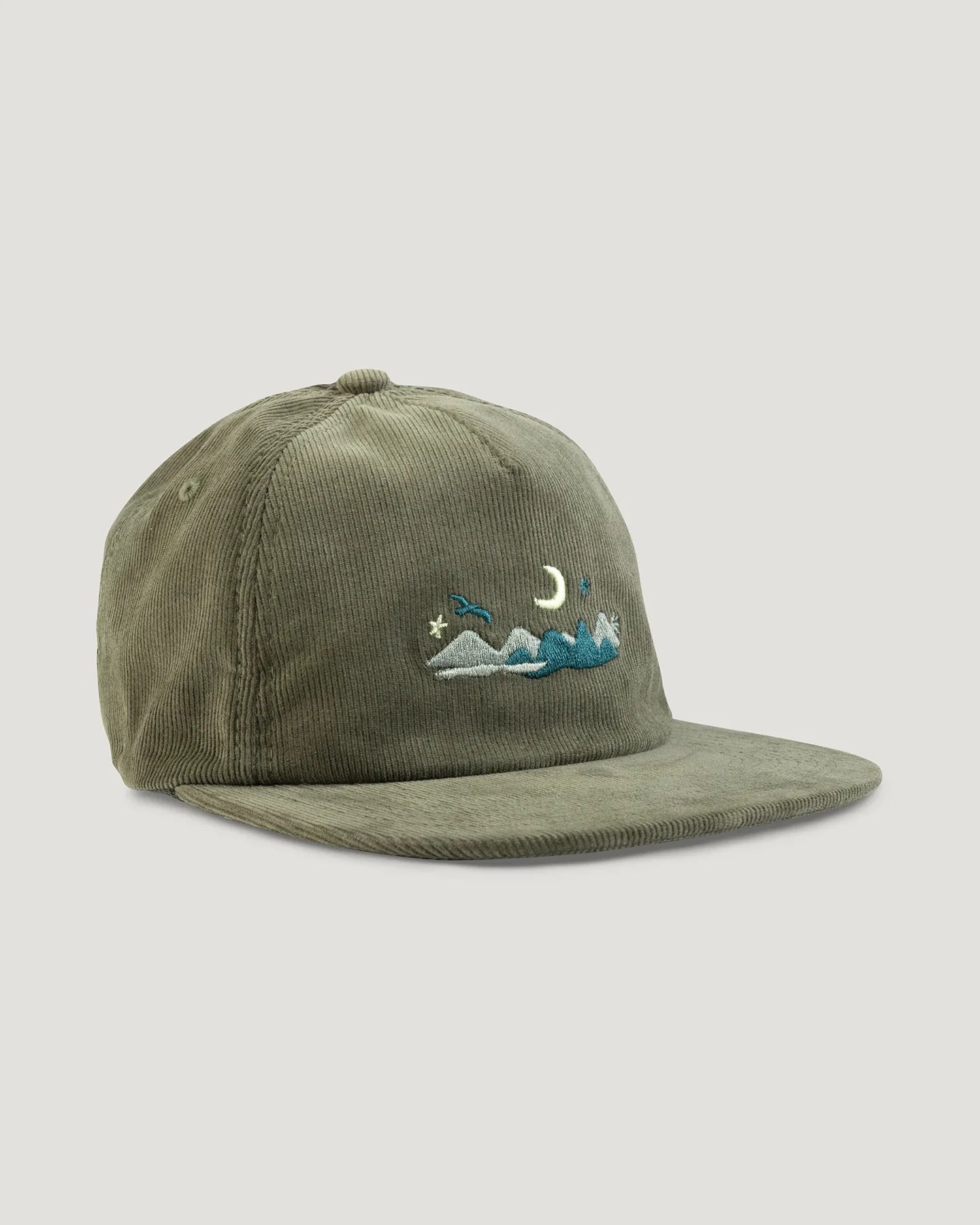 Moonrise Cord Strapback Hat Fatigue