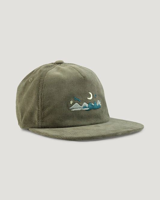 Moonrise Cord Strapback Hat Fatigue