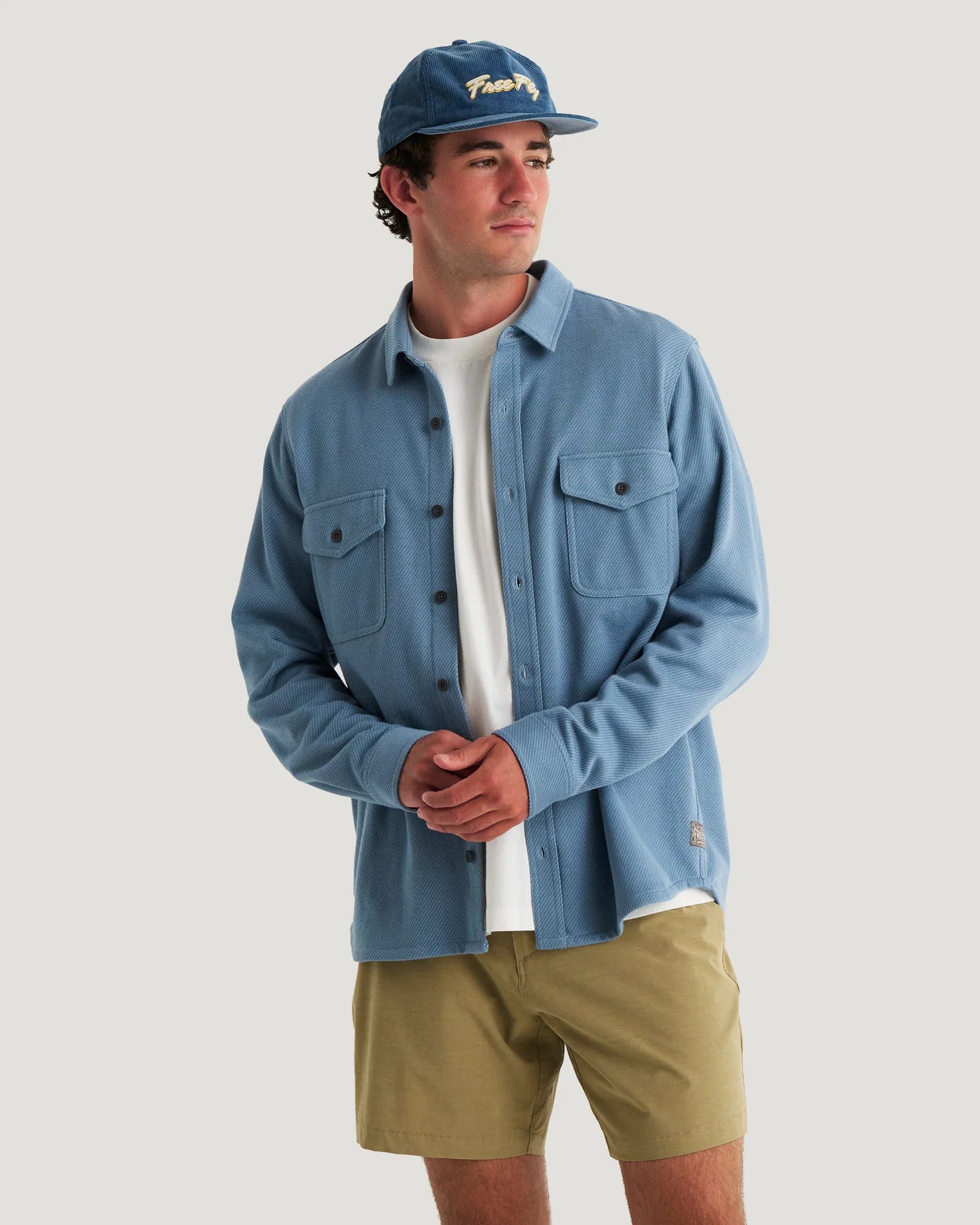 Men's Gallatin Overshirt Pacific Blue Twill