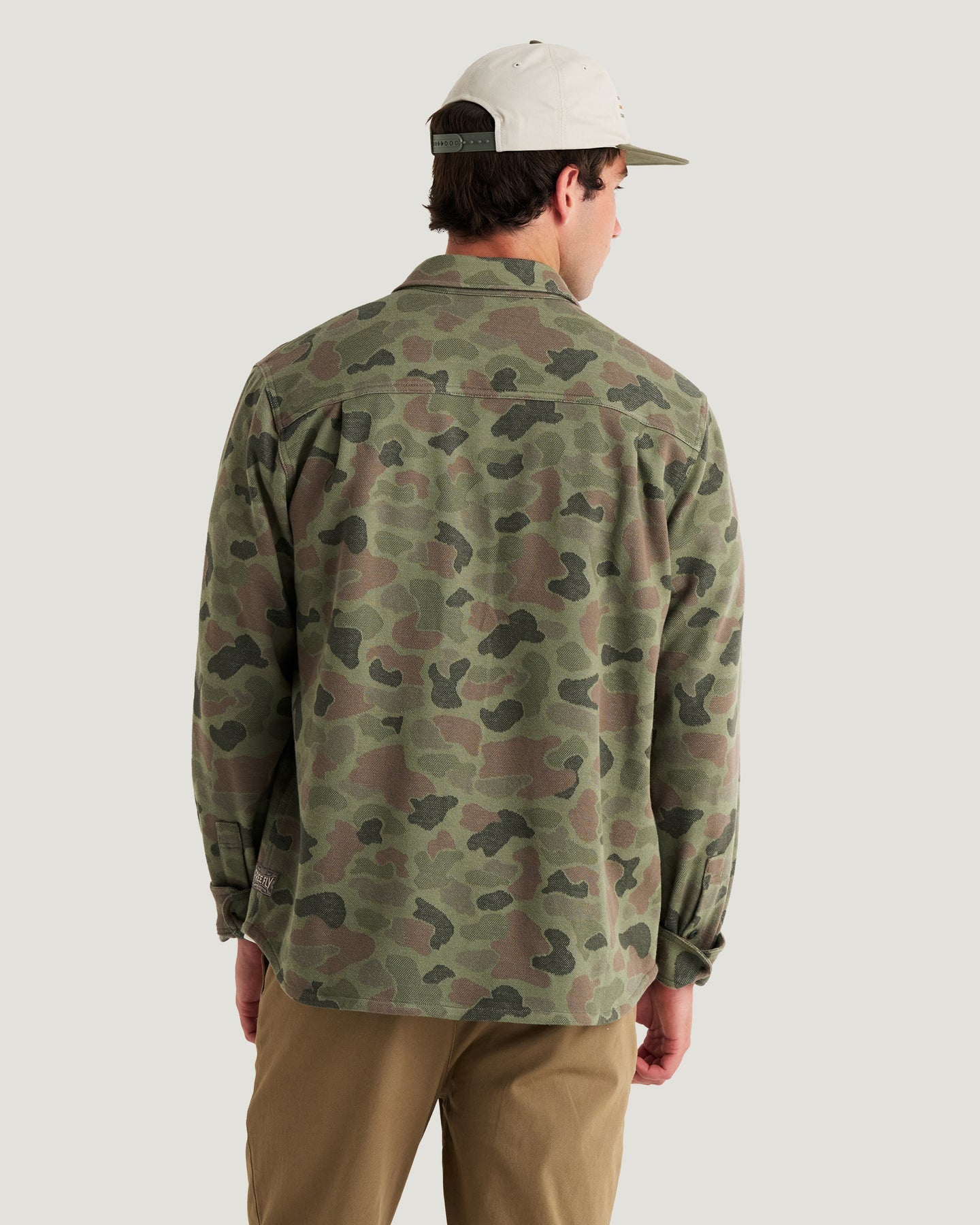 Men's Gallatin Overshirt Vintage Camo Oil Green