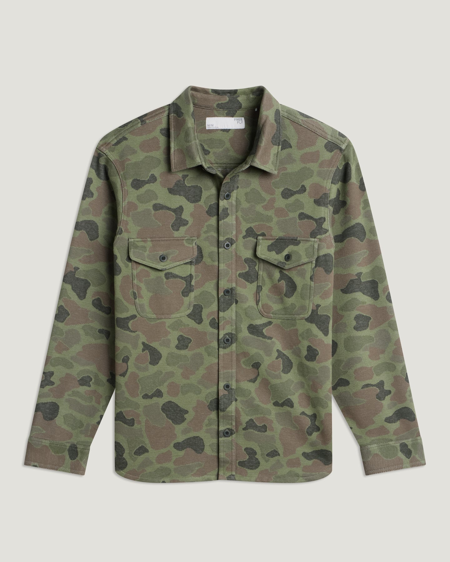 Men's Gallatin Overshirt Vintage Camo Oil Green