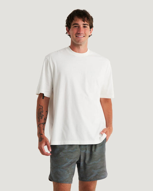 Men's Heavyweight Cotton Relaxed Tee Bone