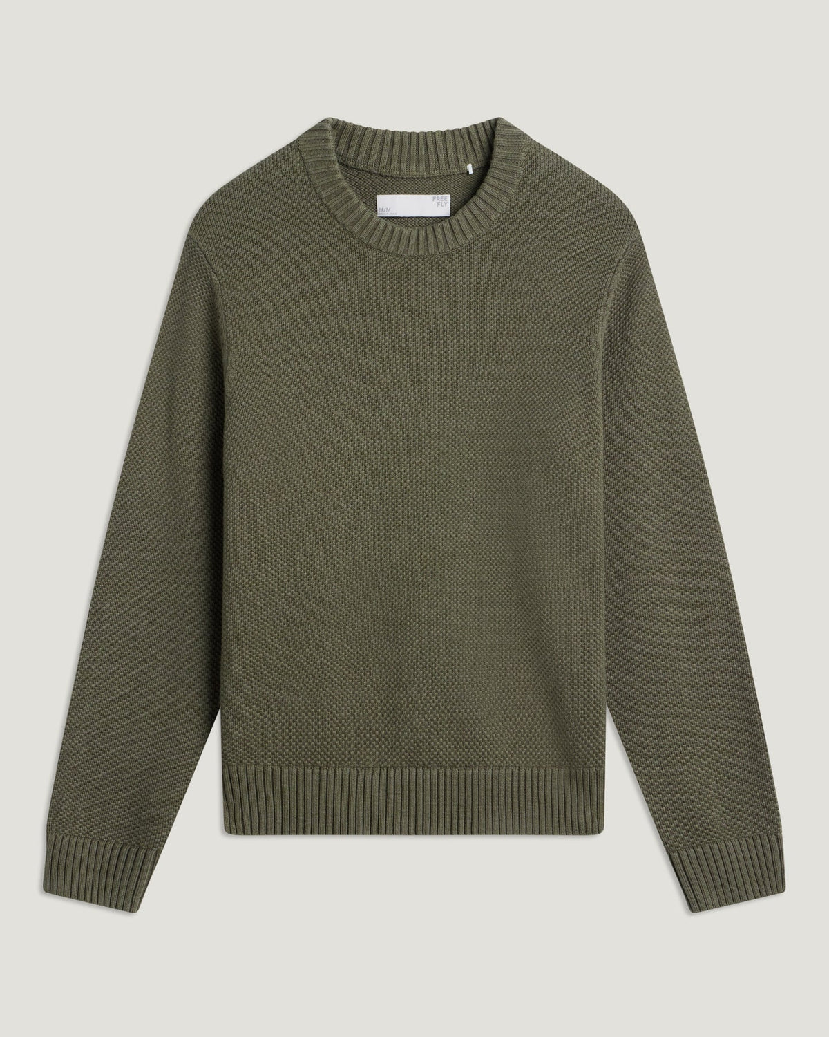 Men's Coastloom Crew Sweater Smokey Olive