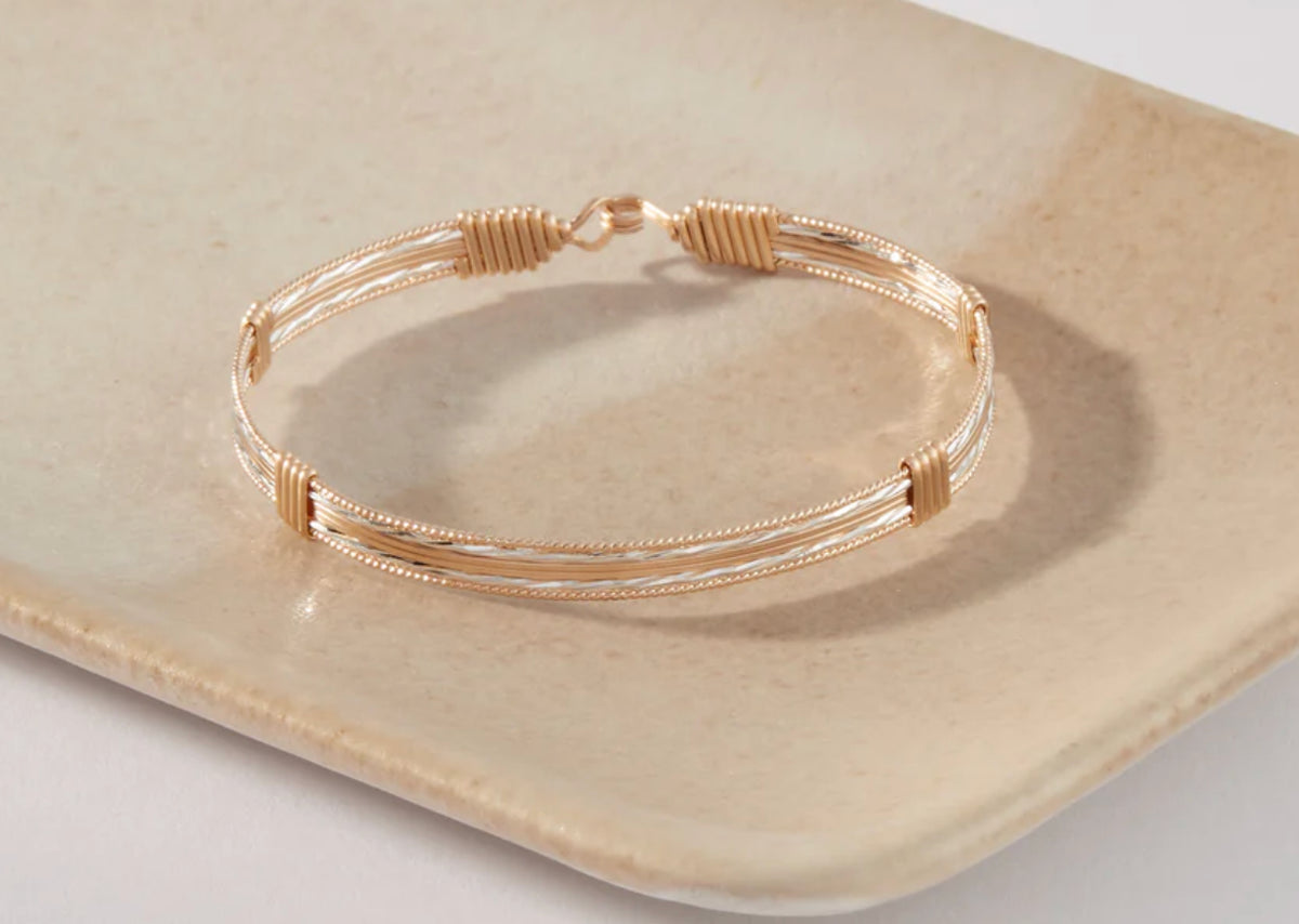 Serendipity Bracelet Gold & Sterling Silver
