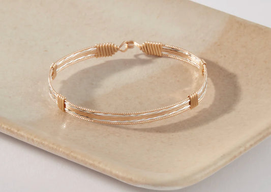Serendipity Bracelet Gold & Sterling Silver