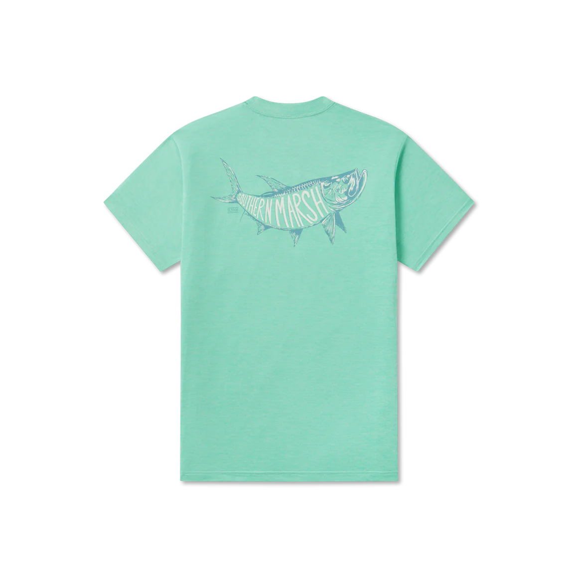 FIELDTEC Heathered Tee Tarpon Antigua Blue