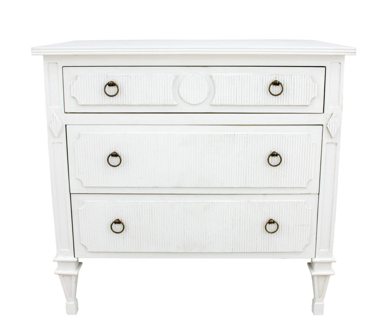 White Sm Accent Table