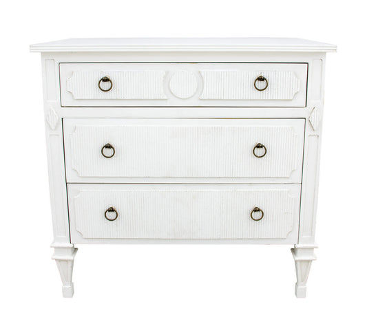 White Sm Accent Table