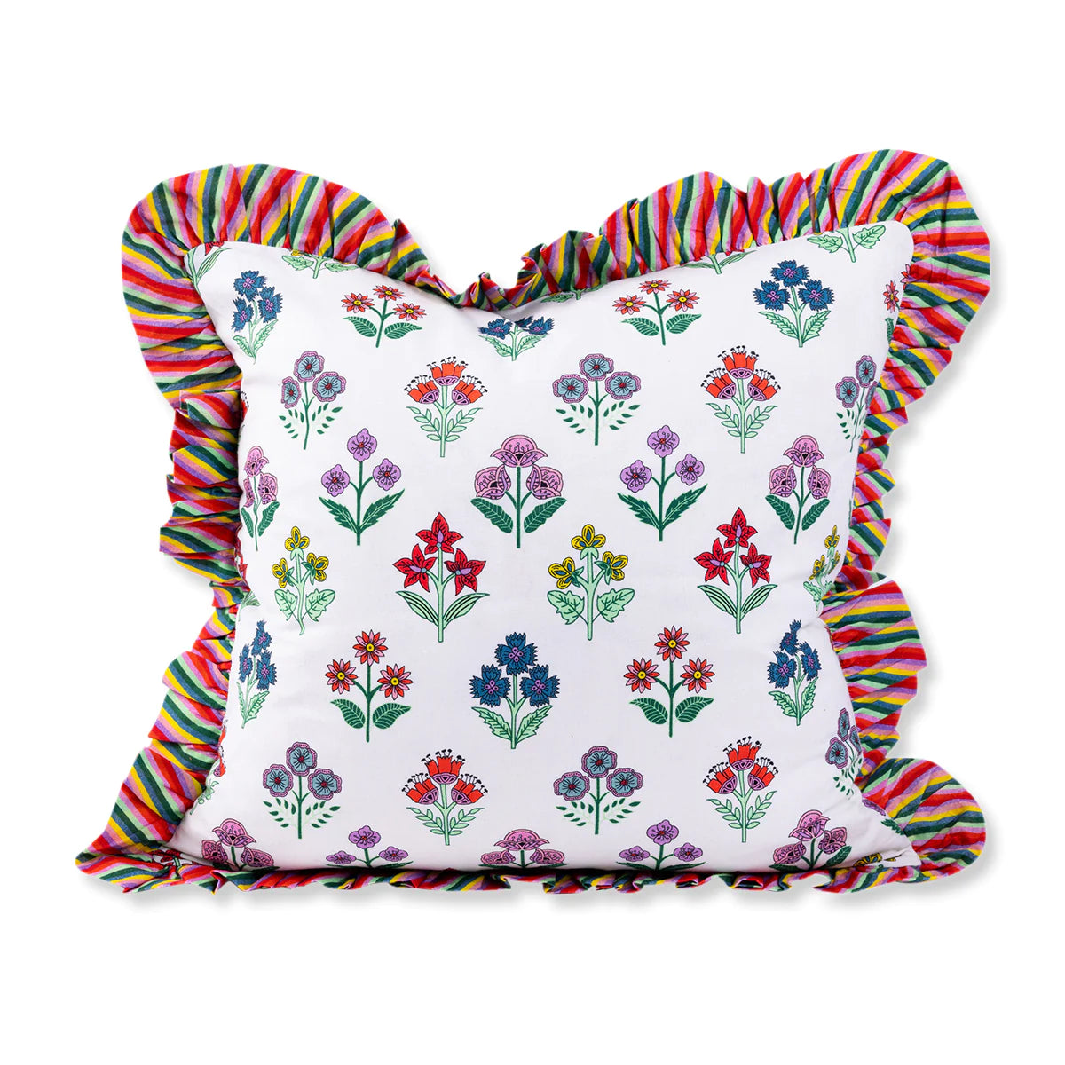 Ruffle Throw Pillow Santini