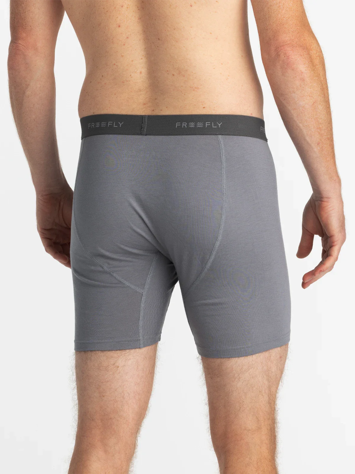 Men's Bamboo Motion Boxer Brief Slate