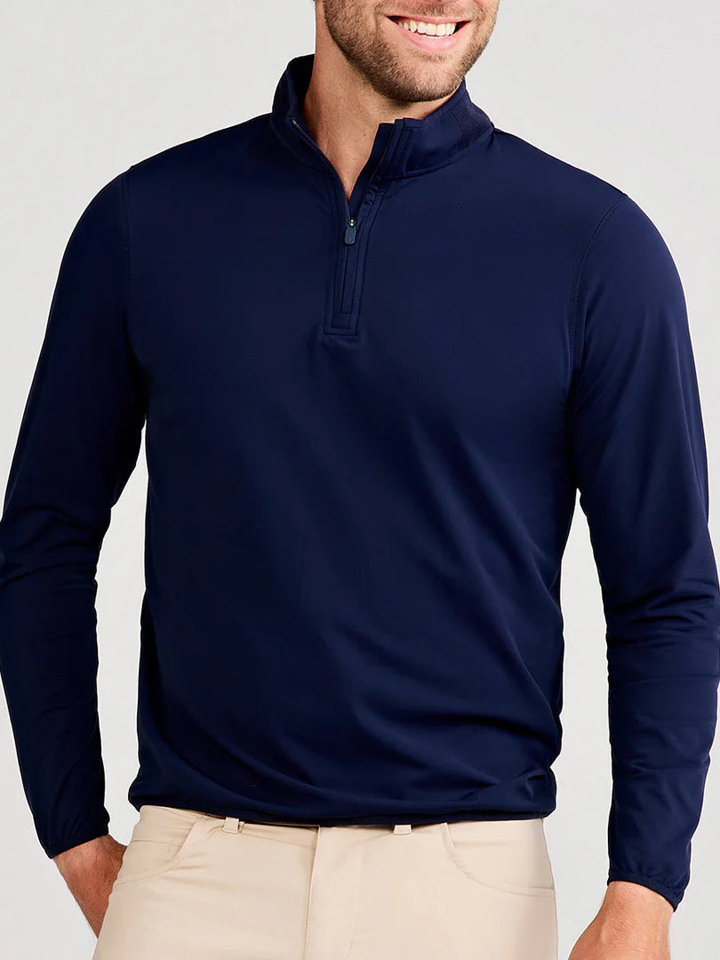Stratford 1/4 Zip Classic Navy