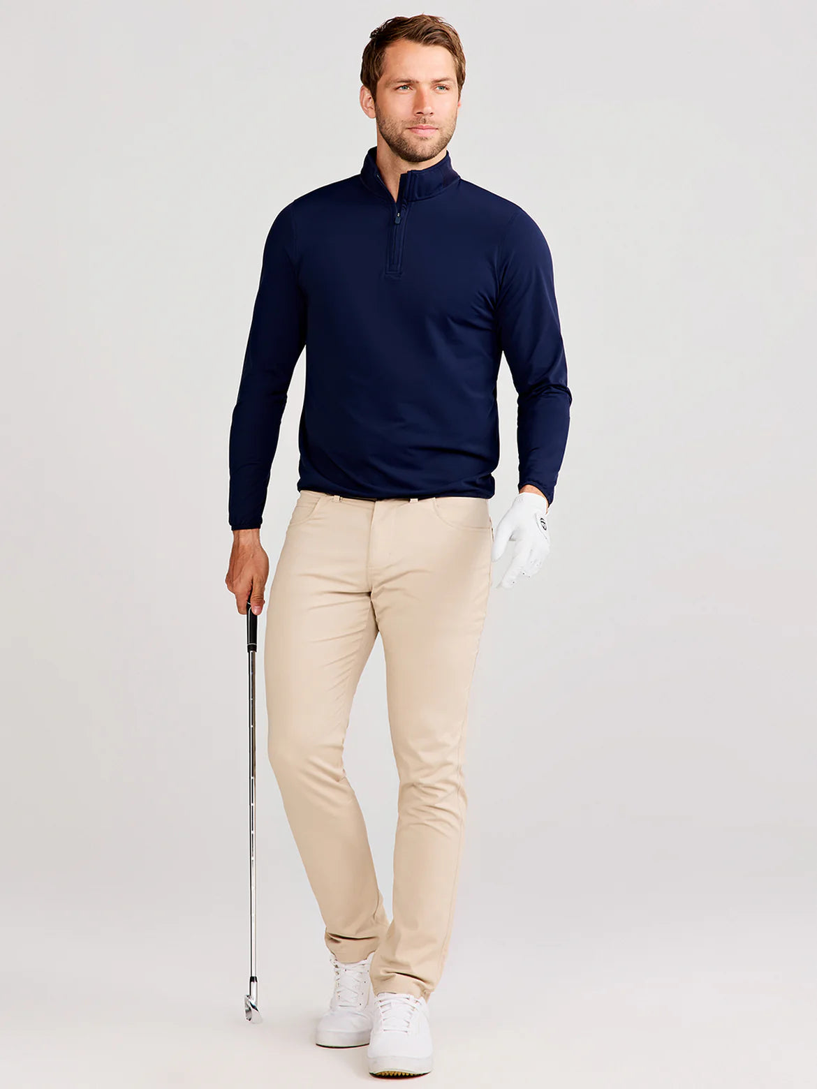 Stratford 1/4 Zip Classic Navy