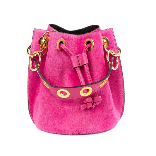 Mini Fur Bucket Bag