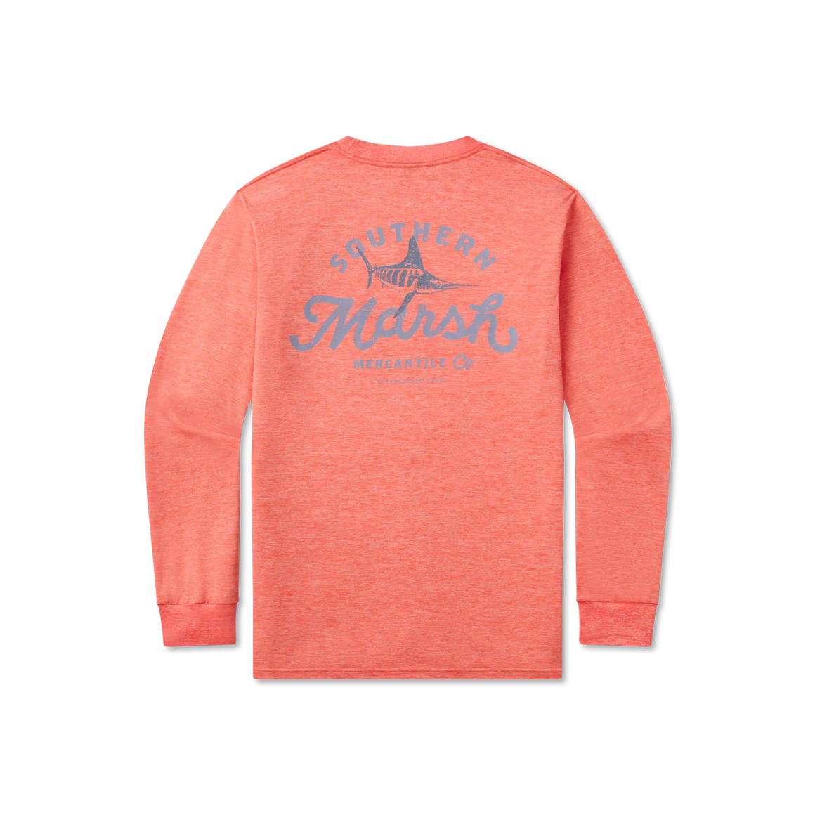 LS FIELDTEC Heathered Tee Marlin Coral