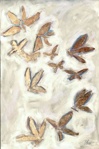 Golden Butterflies 1: Top of Sky 24x36