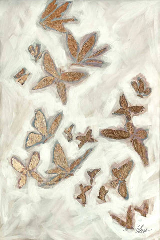 Golden Butterflies 2: Middle of Sky 24x36