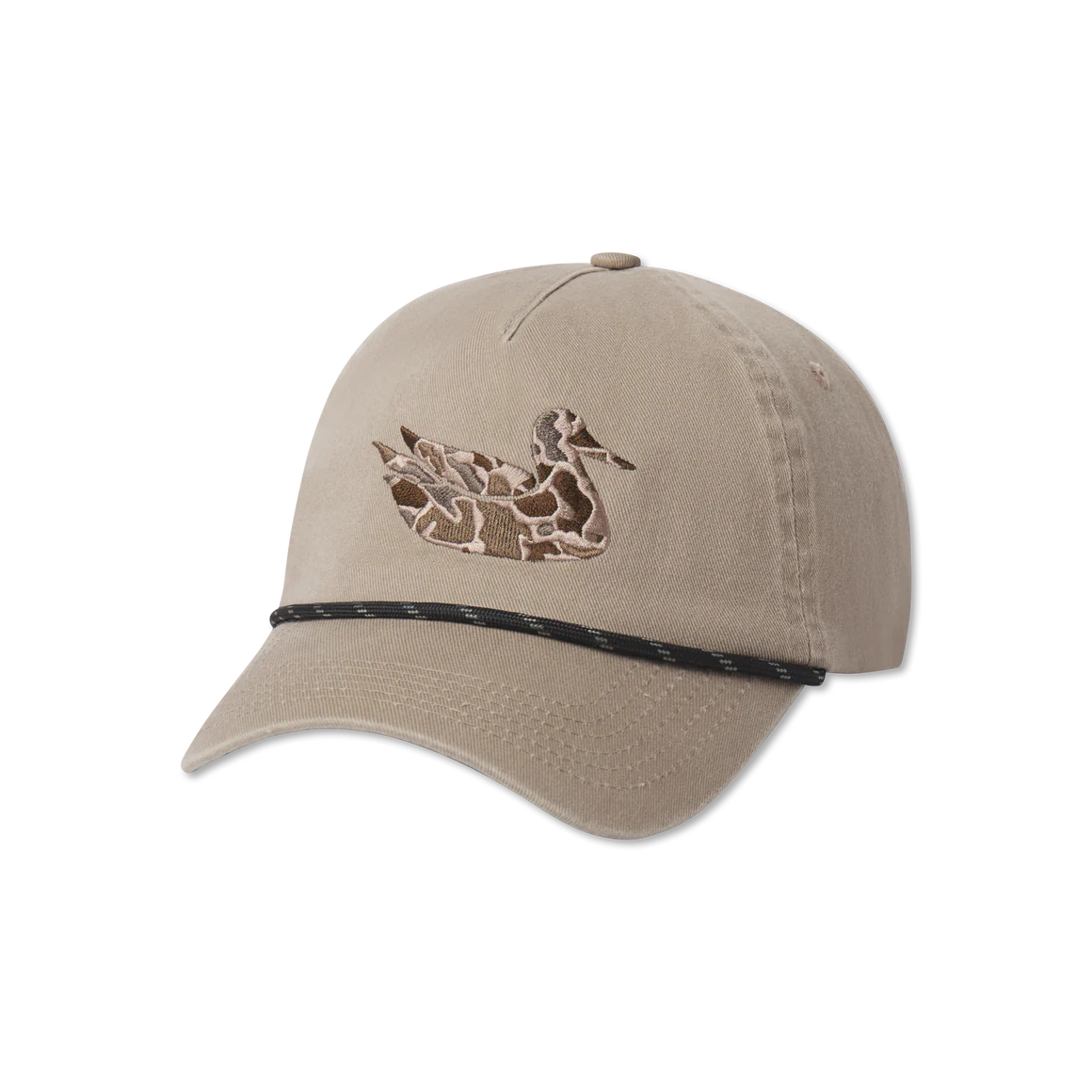 Ensenada Rope Hat Burnt Taupe Camo Duck