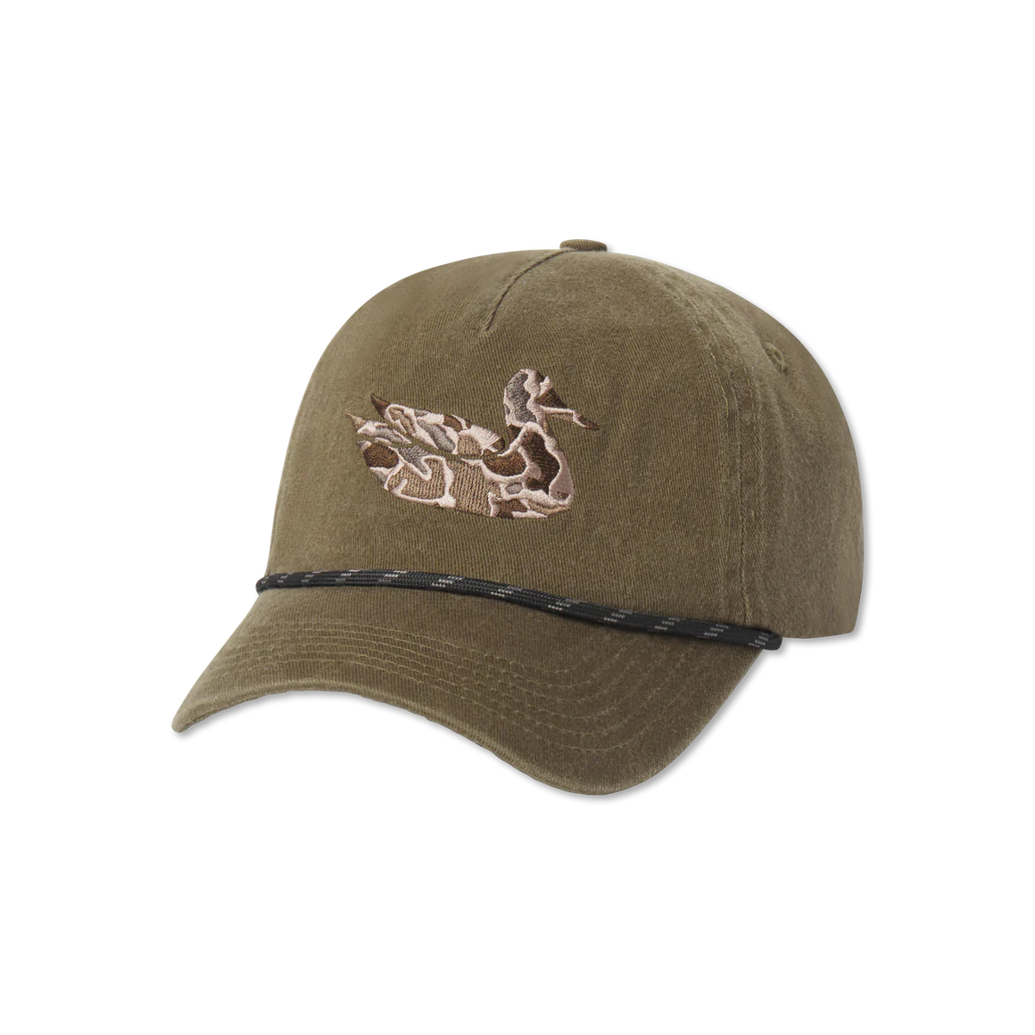 Ensenada Rope Hat Dark Olive Duck Camo