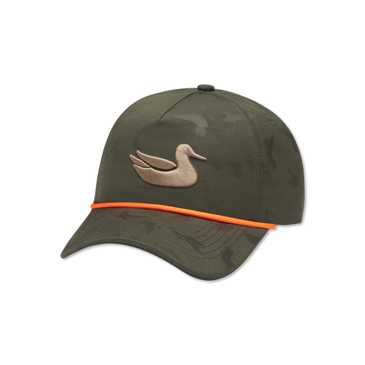 Sabine Rope Hat Duck Camo Dark Olive