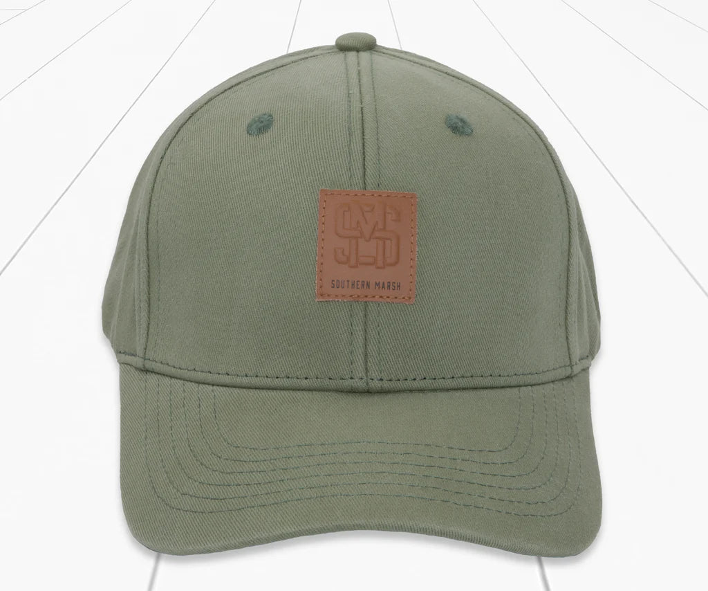 Washed Hat Crest Patch Burnt Sage