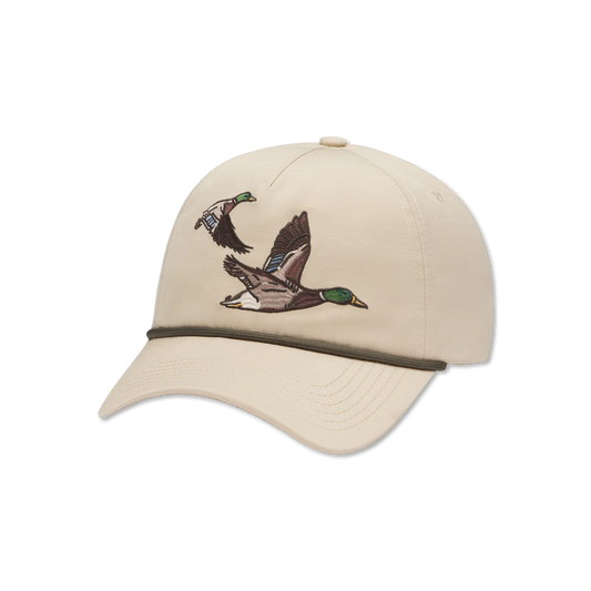 Ensenada Rope Hat Wildlife Ducks Khaki