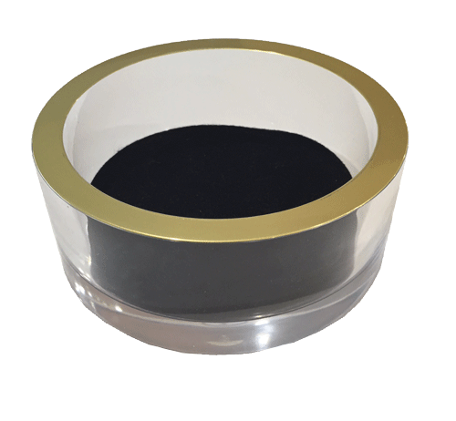 Acrylic Wine Coaster Gold Rim