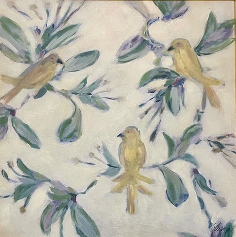 Happy Wings:Yellow Birds 24x24