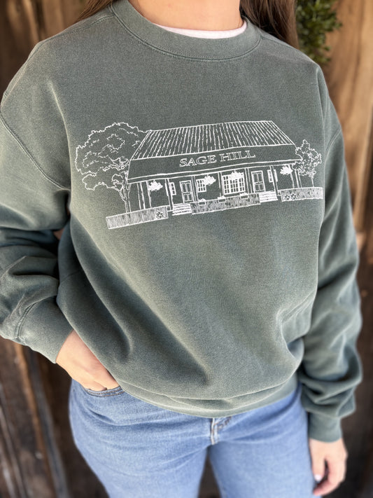SH BUILDING SWEATSHIRT GREEN