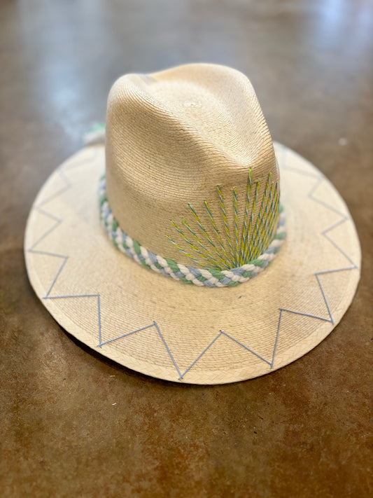 White Palm Green Turtle Agave