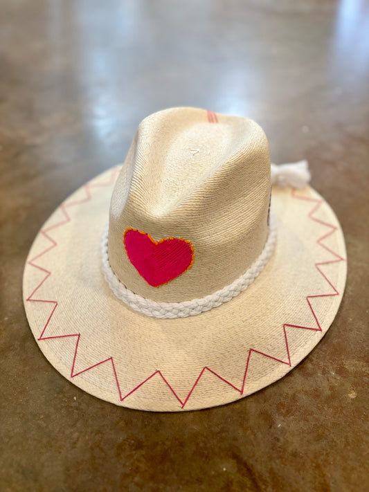 White Palm Novelty Hat
