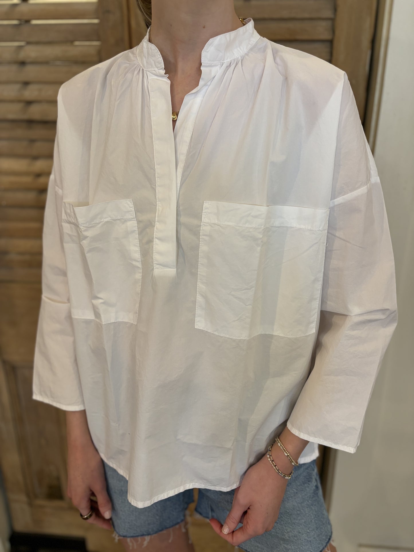 Skylar Top Parachute White