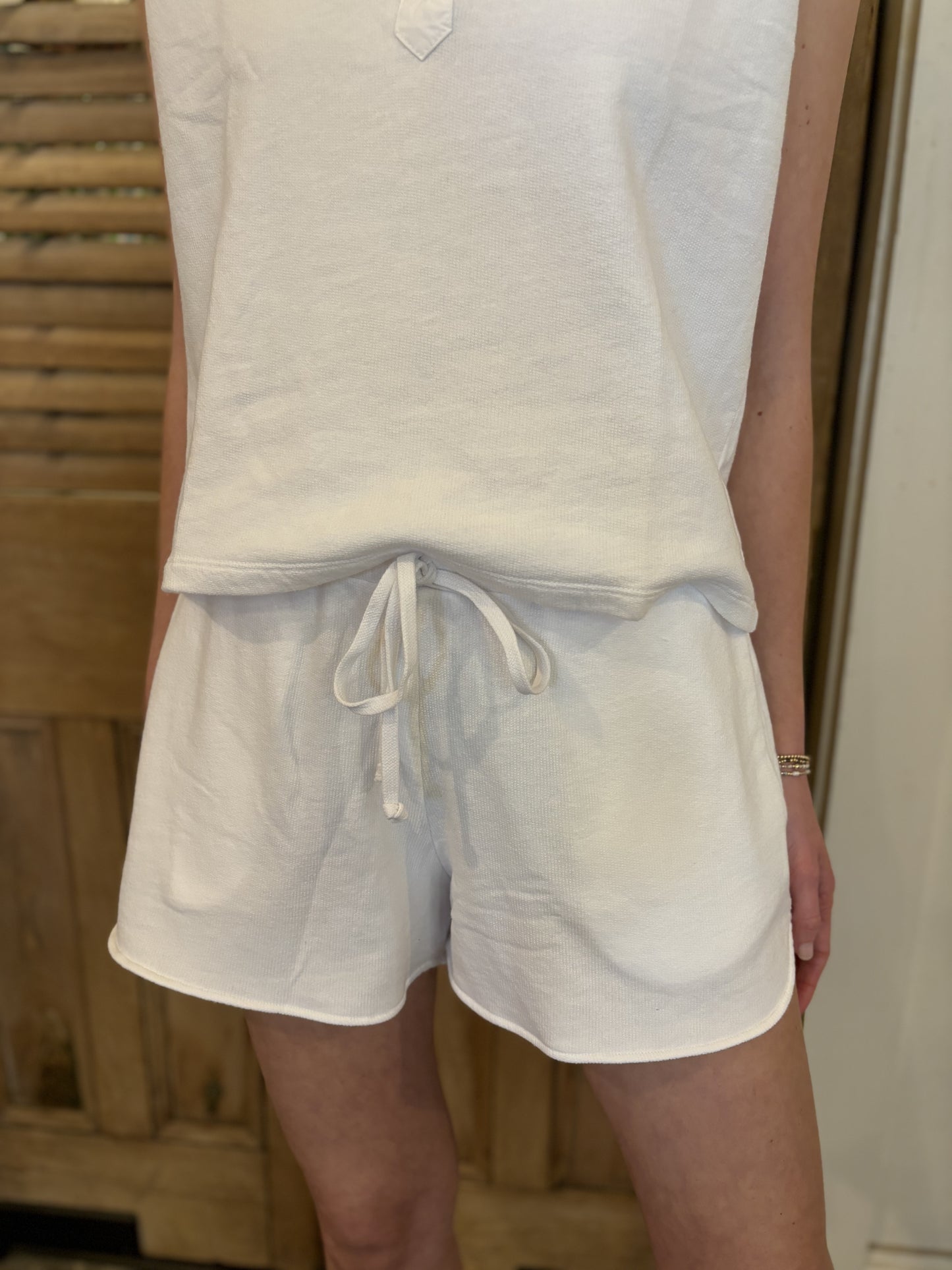 Reese Shorts Terry White