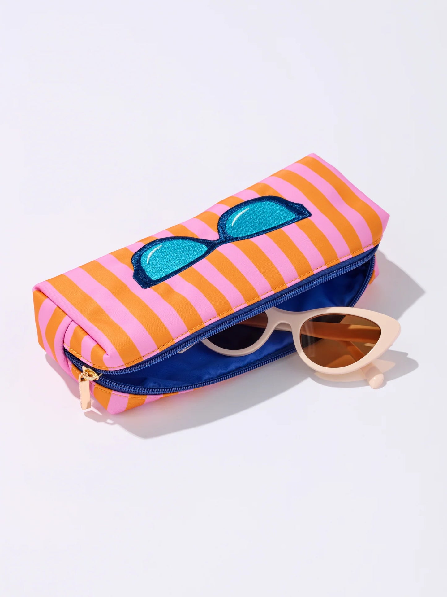 Glasses Zip Pouch Pink