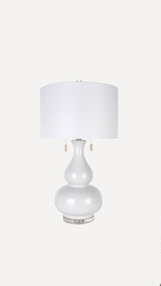 White Emma Lamp