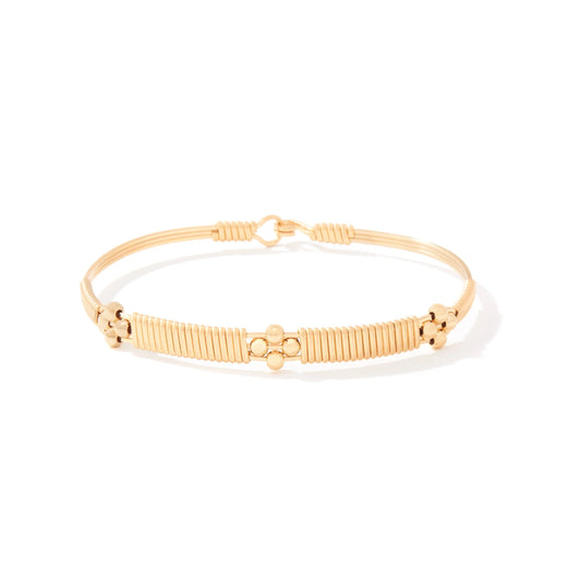 Timeless Beauty Bracelet with Gold Bead