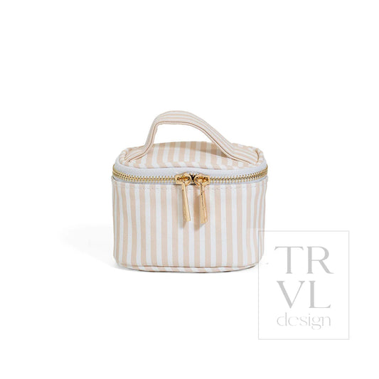 Luxe Jewelry Case Pimlico Stripe Sand
