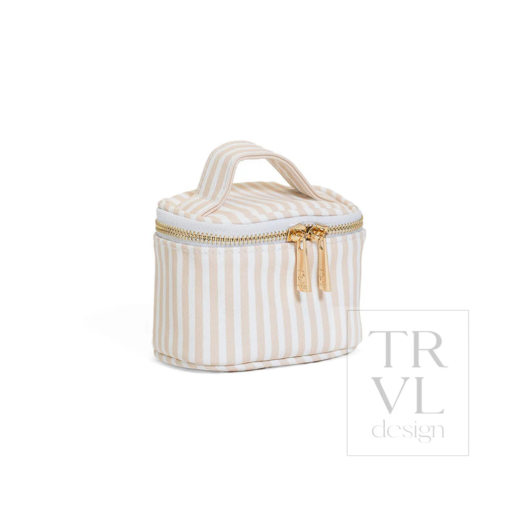 Luxe Jewelry Case Pimlico Stripe Sand