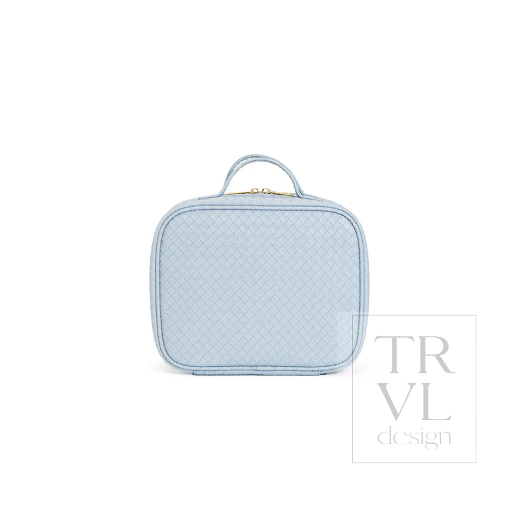 Luxe TRVL2 Cosmetic Toiletry Case Woven Surf