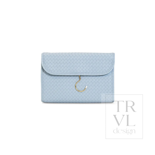 Luxe Hanging Toiletry Case Woven Surf