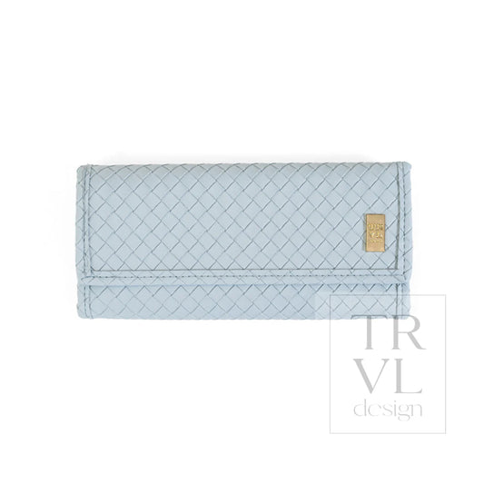 Luxe Jewelry Wallet Woven Surf