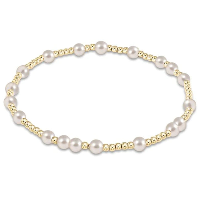 Hope Unwritten Bead Bracelet Pearl