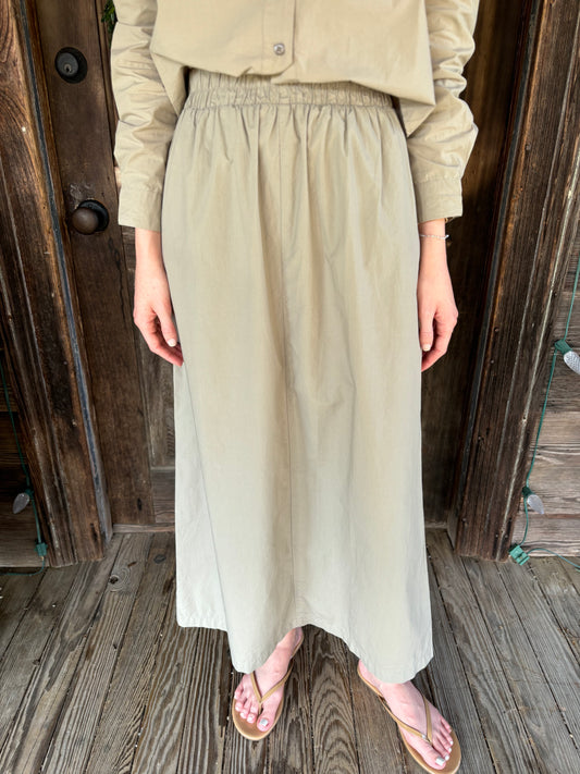 Ado Long Skirt Olive