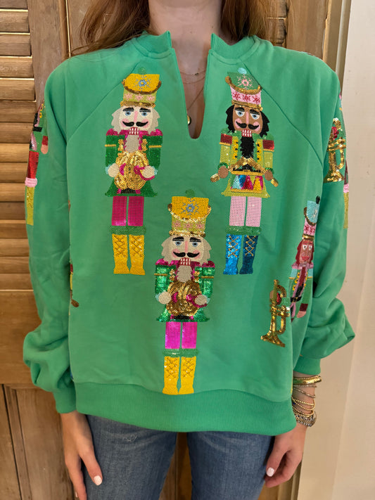 Green Nutcracker Sweatshirt