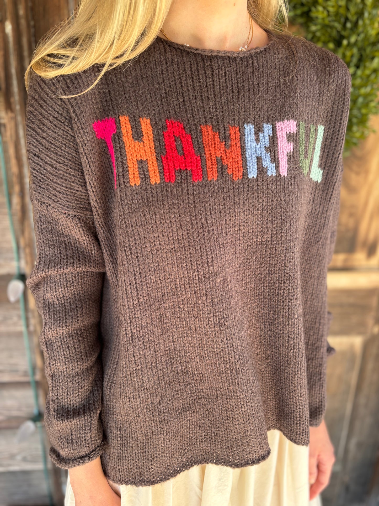 Thankful Multi Crew Chunky Dark Roast