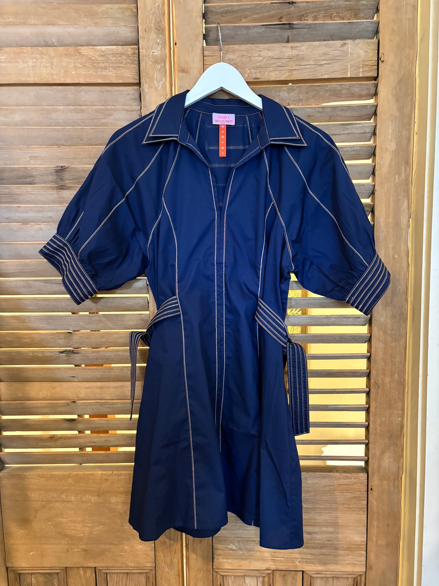 Sarah Dress Navy