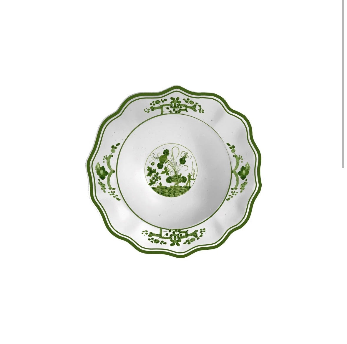 VIDA Faenza Mini Bowl Green & White