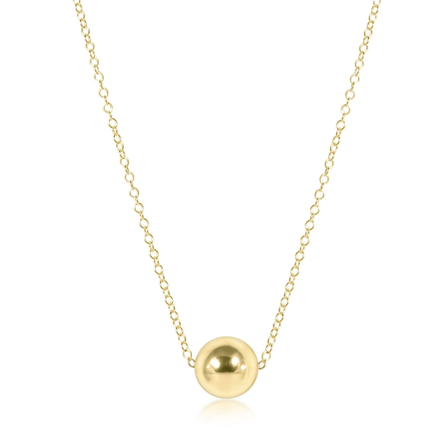 16" Necklace Classic 8mm Gold