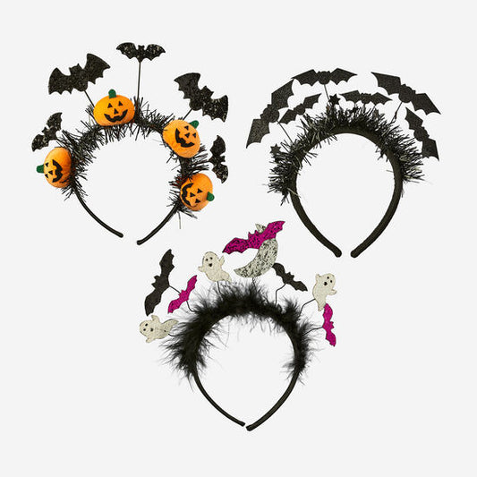 Flying Bat Headband 10"