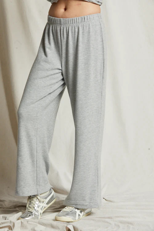 Brushed Sweater Jersey Pull On Pant Heather Grey