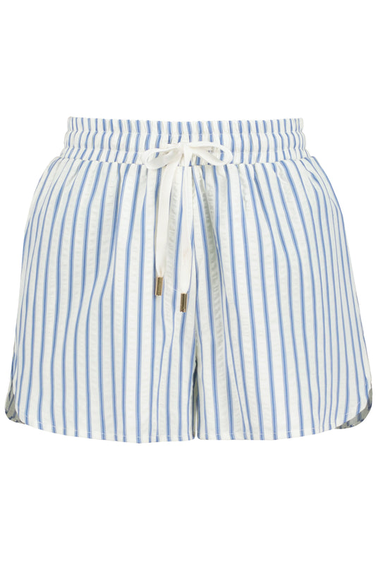Poolside Lounge Short Blue Stripe